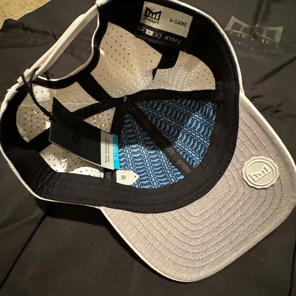 TB12 x Melin Collab White Hydro A-Game / Black Camo Classic Hats NWT New W/Tags - Picture 7 of 17
